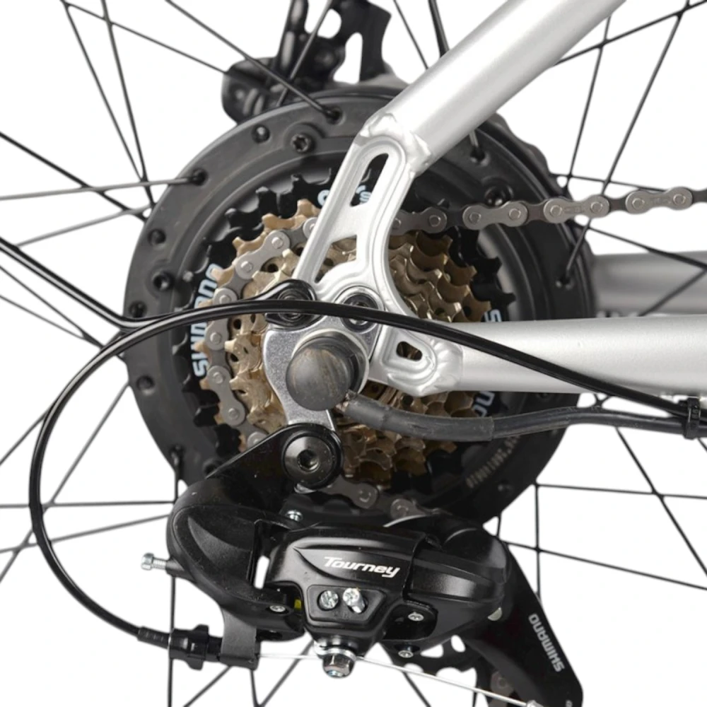 Электровелосипед Eltreco BigCat Dual Next Серебристый-матовый 8