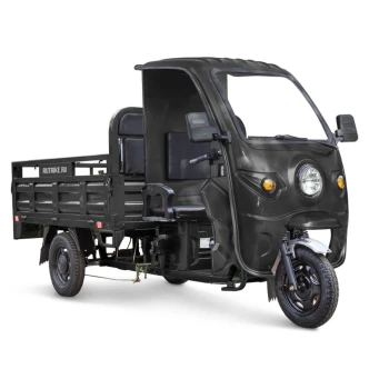 Грузовой электротрицикл Rutrike D4 КАБИНА 1800 60V1200W Черный